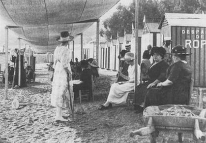 Baños  del Carmen in a bygone age. Public domain photo provided by Antonio Jurado Navas